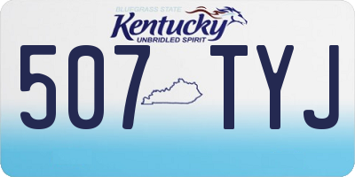 KY license plate 507TYJ