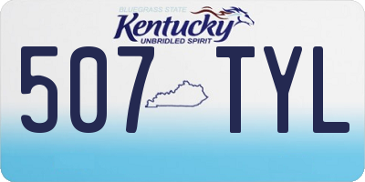 KY license plate 507TYL