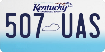 KY license plate 507UAS