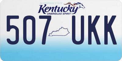 KY license plate 507UKK