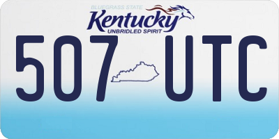 KY license plate 507UTC