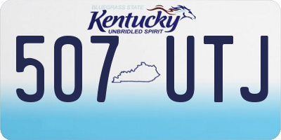 KY license plate 507UTJ