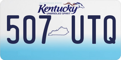 KY license plate 507UTQ