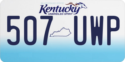 KY license plate 507UWP