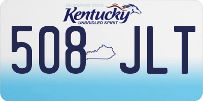 KY license plate 508JLT