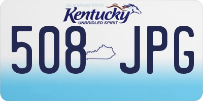 KY license plate 508JPG