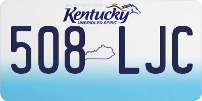 KY license plate 508LJC