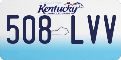 KY license plate 508LVV