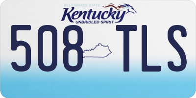 KY license plate 508TLS