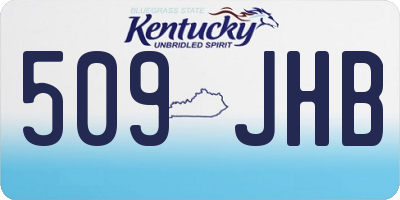 KY license plate 509JHB