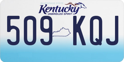 KY license plate 509KQJ