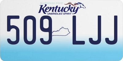 KY license plate 509LJJ