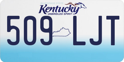 KY license plate 509LJT