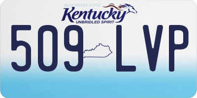 KY license plate 509LVP