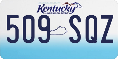 KY license plate 509SQZ