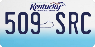 KY license plate 509SRC