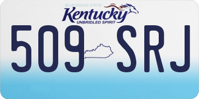 KY license plate 509SRJ