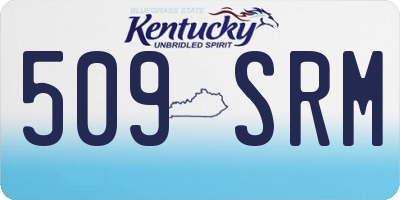 KY license plate 509SRM