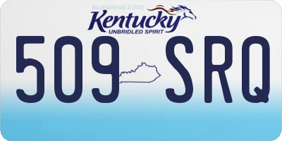 KY license plate 509SRQ