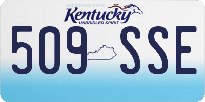 KY license plate 509SSE