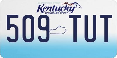 KY license plate 509TUT