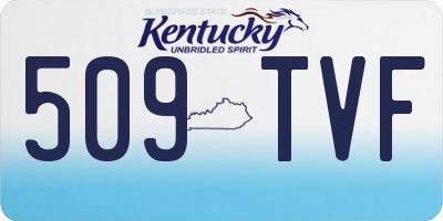 KY license plate 509TVF