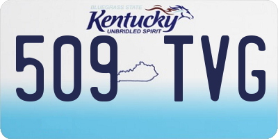 KY license plate 509TVG