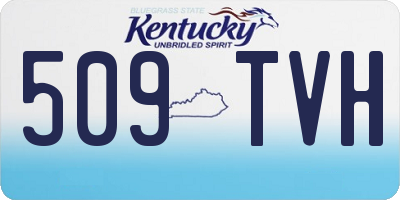 KY license plate 509TVH