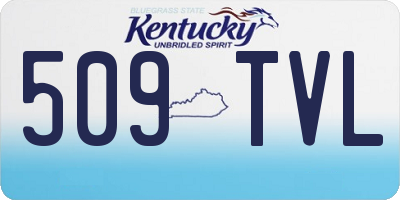 KY license plate 509TVL