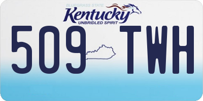 KY license plate 509TWH