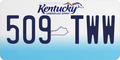 KY license plate 509TWW