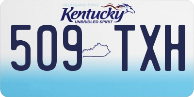 KY license plate 509TXH