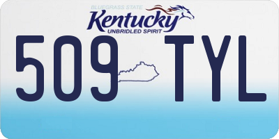 KY license plate 509TYL