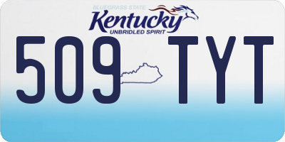 KY license plate 509TYT