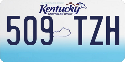 KY license plate 509TZH