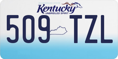 KY license plate 509TZL
