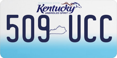KY license plate 509UCC