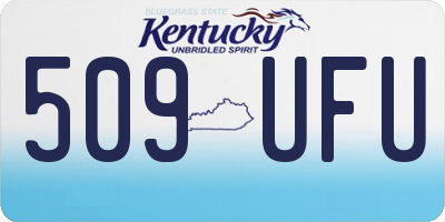 KY license plate 509UFU