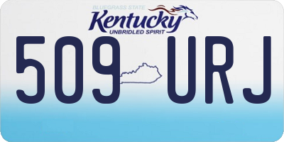 KY license plate 509URJ