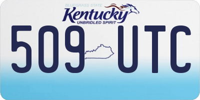 KY license plate 509UTC