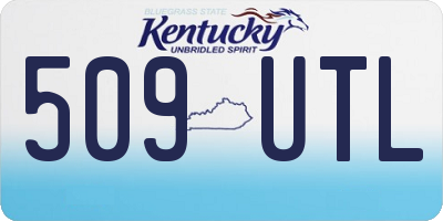 KY license plate 509UTL