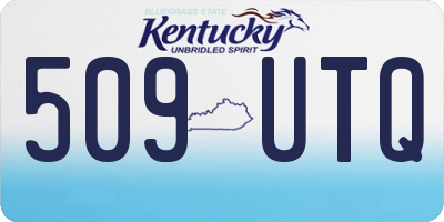 KY license plate 509UTQ