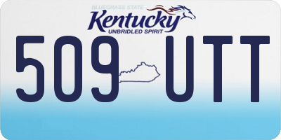 KY license plate 509UTT
