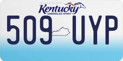 KY license plate 509UYP