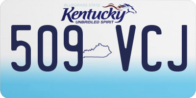 KY license plate 509VCJ