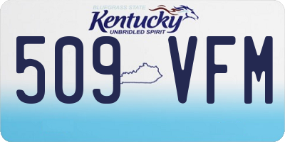 KY license plate 509VFM