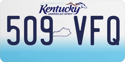 KY license plate 509VFQ