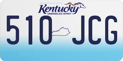 KY license plate 510JCG