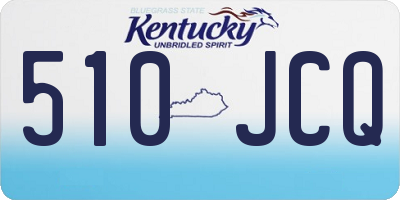 KY license plate 510JCQ