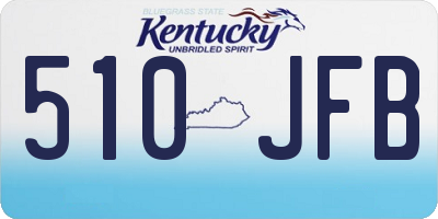 KY license plate 510JFB